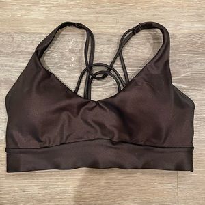 Athleta Metalic Solace Bra XS
